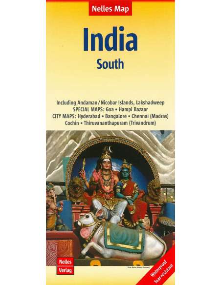 India South -  Dél-India térkép