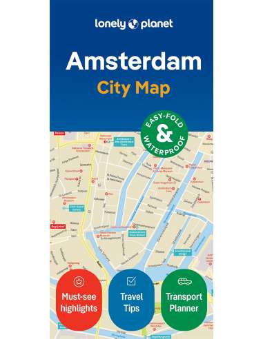 Amsterdam City Map - Amszterdam térkép Lonely...