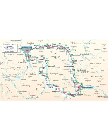 Fünf-Flüsse Radweg -  kerékpáros atlasz...