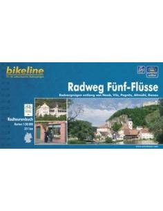 Fünf-Flüsse Radweg -  kerékpáros atlasz (Nürnberg -...