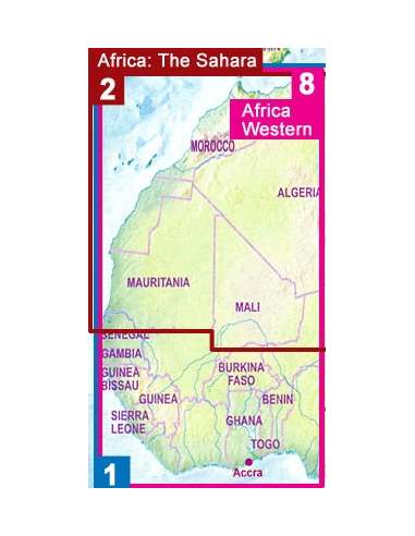 Africa Western - Nyugat-Afrika térkép