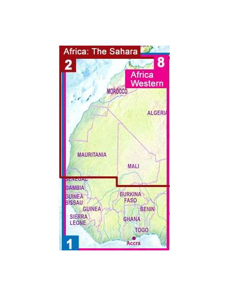 Africa Western - Nyugat-Afrika térkép