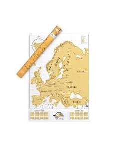 Kaparós Európa térkép - Scratch Europe 841x594 mm