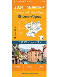 MN 523 Rhone-Alps térkép - 2024