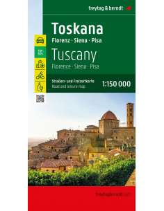 Toskana - Toszkána - Pisa - Firenze - Siena térkép