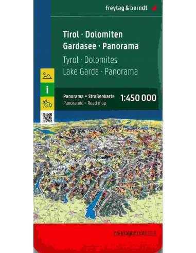 Tirol  Dolomiten - Tirol panorámatérkép