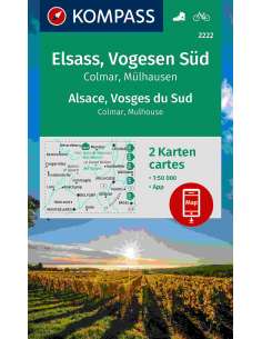 Kk 2222 Elsass, Vogesen Süd, Colmar, Mülhausen - Elzász,...