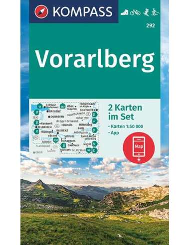 KK 292 Voralberg 2 db-os túra-, kerékpáros- és...