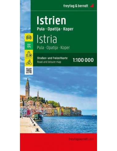 Istrien - Istra - Istria - Isztria térkép