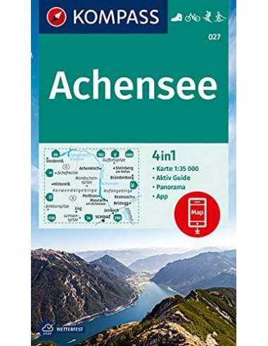 KK 027 Achensee turistatérkép - matt laminált 2023