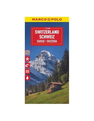 Schweiz - Switzerland - Svájc térkép -  Marco Polo