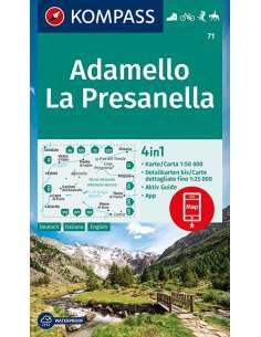 KK 71 Adamello - La Presanella túra-, sí-  és kerékpáros...