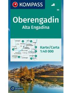 KK 99 Oberengadin - Alta Engadina turistatérkép 2023
