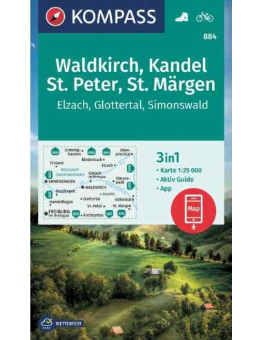 KK 884 Waldkirch, Kandel, St.Peter, St. Märgen...