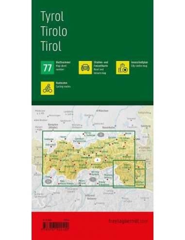 Tyrol - Tirol térkép 2024