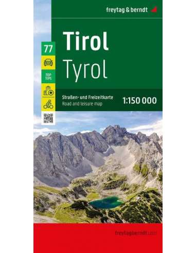 Tyrol - Tirol térkép 2024