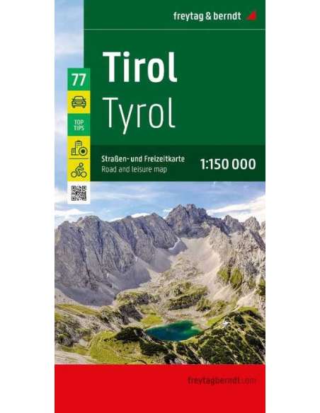Tyrol - Tirol térkép 2024