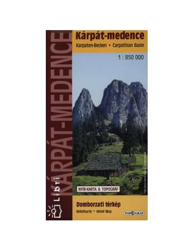 Kárpát-medence domborzata térkép