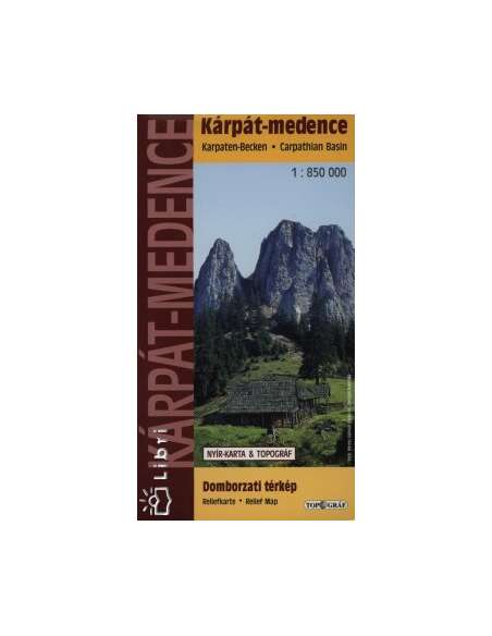 Kárpát-medence domborzata térkép