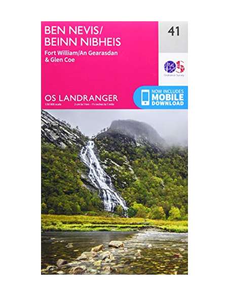 Ben Nevis - Fort William & Glen Coe túratérkép