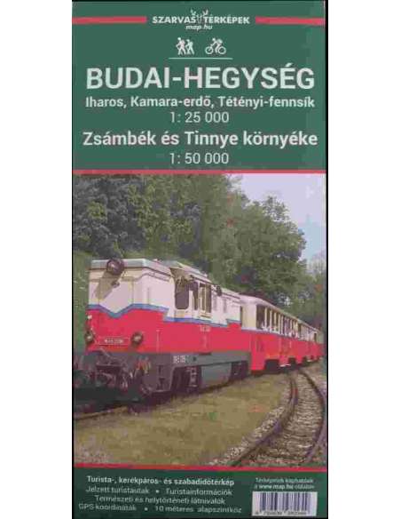 Budai-hegység - Iharos-Kamara-erdő - Tétényi-fennsík - Zsámbék és Tinnye környéke turistatérkép