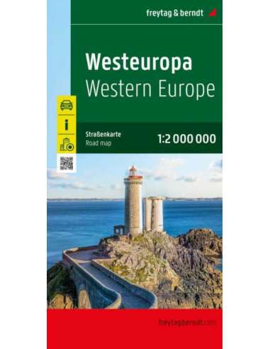 Westeurope - Nyugat-Európa térkép