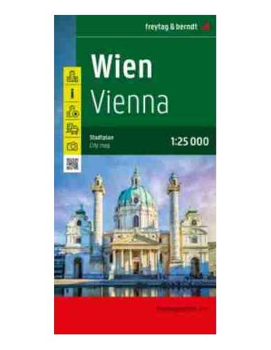 Wien - Vienna - Bécs térkép