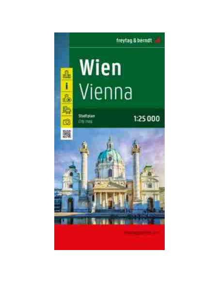 Wien - Vienna - Bécs térkép