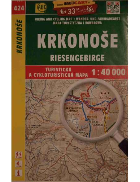 SC 424 Krkonose - Riesengebirge - Óriáshegység turistatérkép