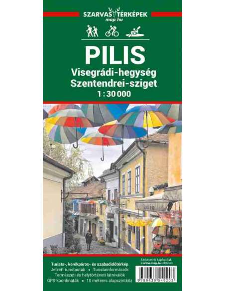 Pilis - Visegrádi-hegység - Szentendrei-sziget turistatérkép