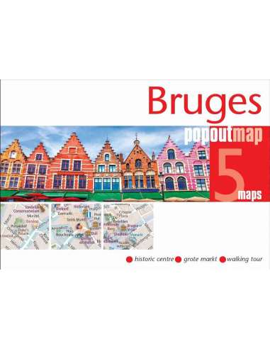 Bruges Popout Map - Brüzs kosártérkép