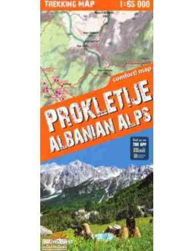 Prokletije Albanian Alps trekking comfort! map...
