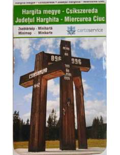 Hargita megye - Csíkszereda zsebtérkép