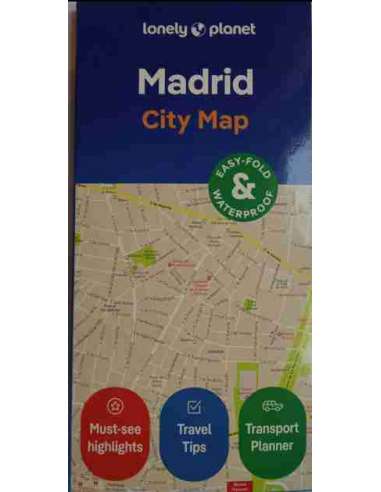 Madrid City Map - vízálló térkép LP