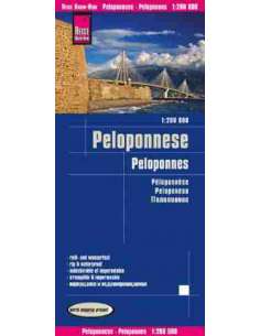 RKH Peloponnese - Peloponnészosz laminált térkép
