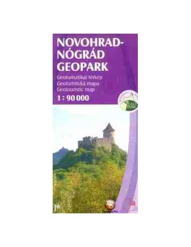 Novohrad - Nógrádi Geopark térkép