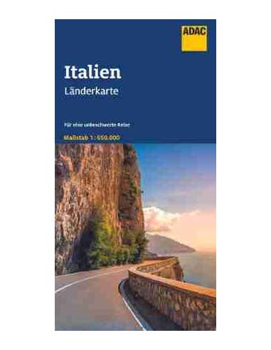 Italien - Olaszország térkép ADAC