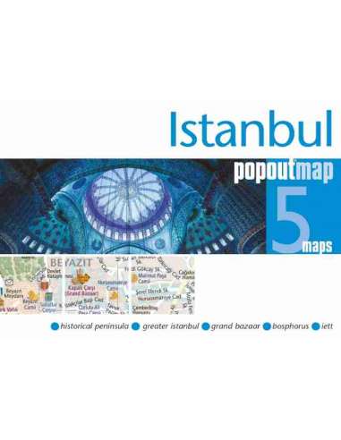Istanbul Popout Map - Isztambul kosártérkép