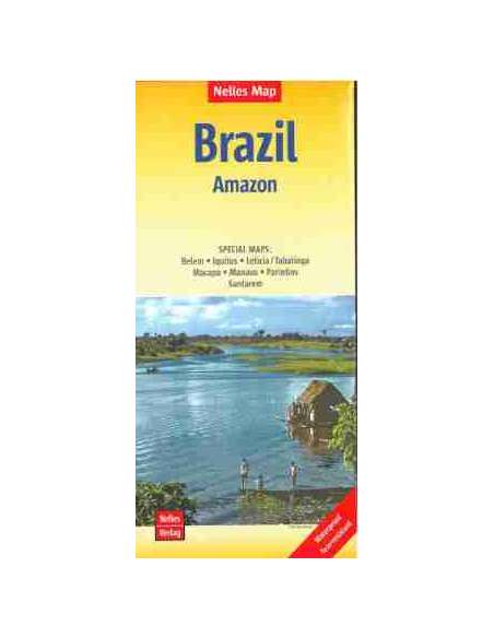 Brazil - Amazon - Brazília - Amazónia térkép