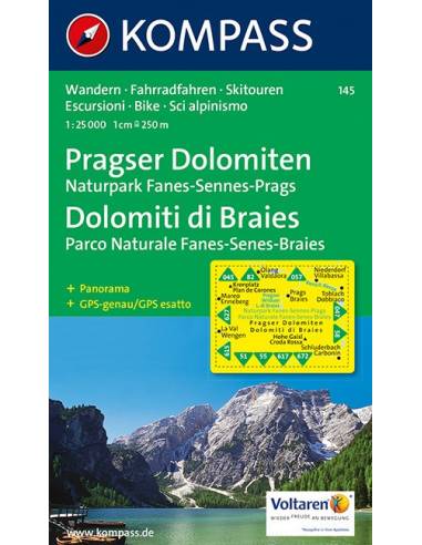 KK 145 Pragser Dolomiten - Naturpark...
