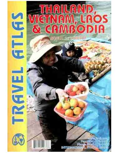 Thailand,  Vietnam, Laos, Cambodia Travel atlas...