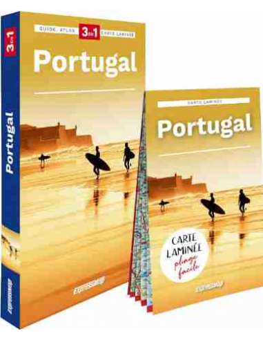 Portugal guide, atlas+map 3en1 - Portugália...