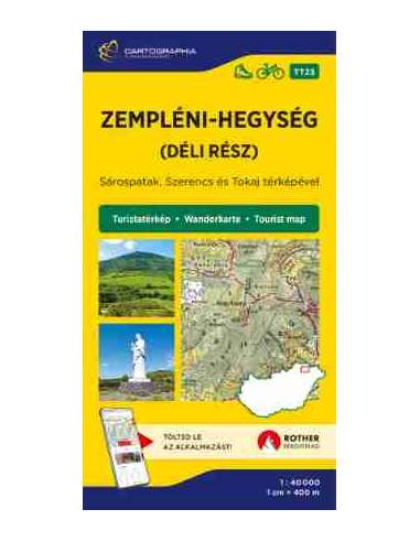 Zempléni-hegység - Déli  rész (TT23) turistatérkép