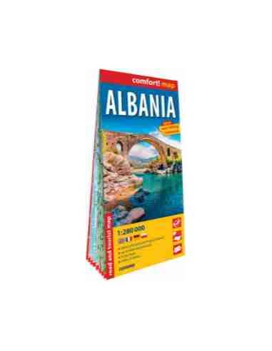 Albánia térkép - Comfort! map