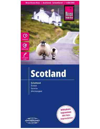 RKH Scotland - Schottland - Skócia térkép 2025