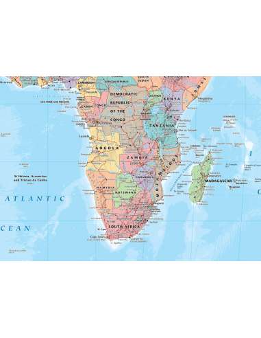 Collins World Wall Map laminated - Világ...