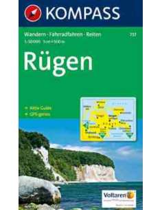 KK 737 Rügen túrista-, kerékpárostérkép