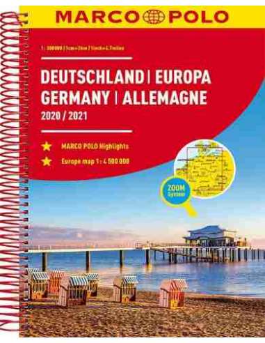 Deutschland Reiseatlas 2020/2021 MARCO POLO -...