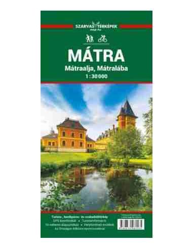 Mátra - Mátraalja - Mátralába turistatérkép
