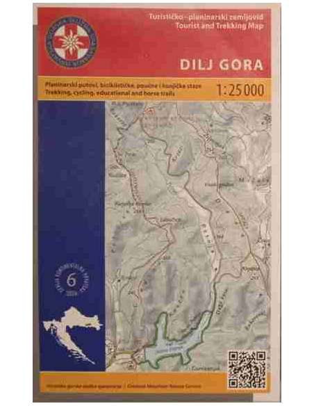 HG-KH 6 Dilj Gora turistatérkép